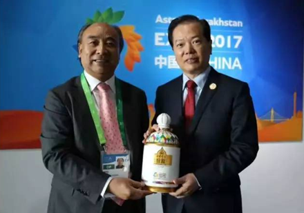 2017哈萨克斯坦世博会中国馆正式开馆 古井贡酒香飘世博园