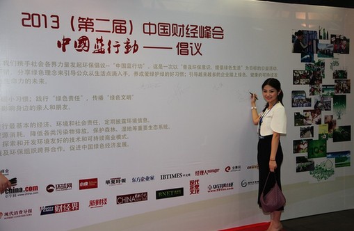 寻找向上的力量 2013（第二届）中国财经峰会在京举行