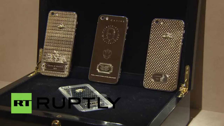 黄金版普京手机遭普京叫停 售价2万元人民币