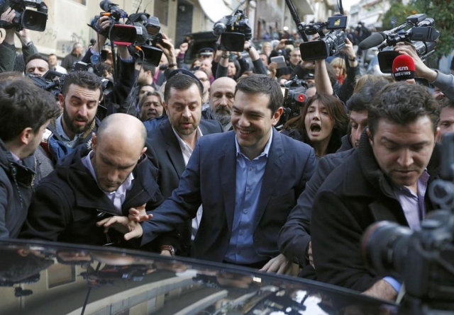极左翼政党Syriza大胜希腊大选 “退欧”风险逼近