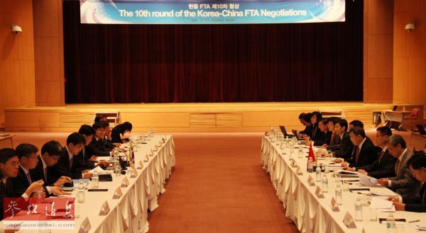日媒：中韩以自贸协定为杠杆 共同对抗TPP