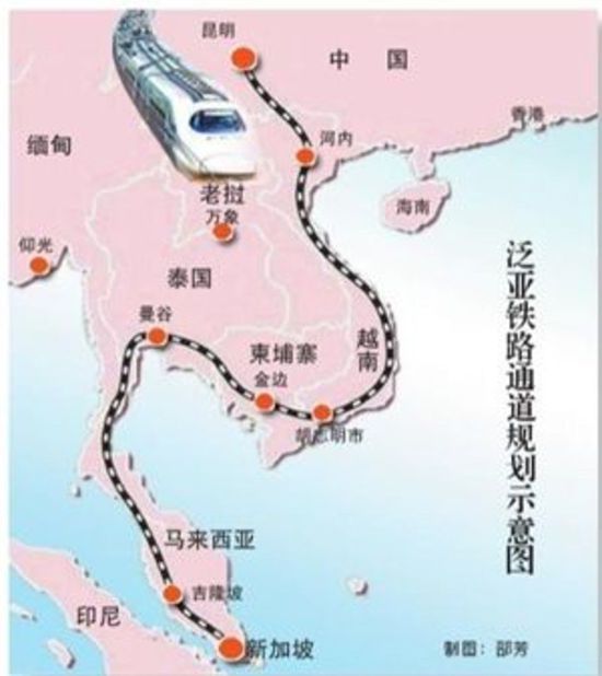 中国驻泰使馆否认“中方主动放弃泰国高铁项目”