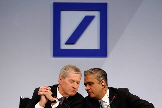 德意志银行高层巨变 两名CEO双双宣布辞职