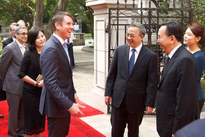 新南威尔士州长抵华 与广东省领导举行友好会谈