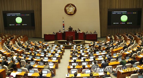 韩国国会表决通过中韩自贸协定 年内有望生效