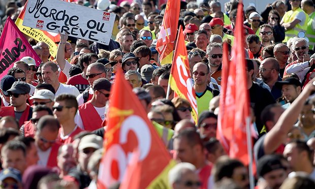 欧洲杯开赛在即 新劳动法掀起法国工人罢工潮