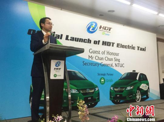 新加坡纯电动出租车队投入商运 百台车均深圳造