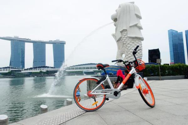 中国共享单车争相登陆新加坡：当地官方表态会密切监控