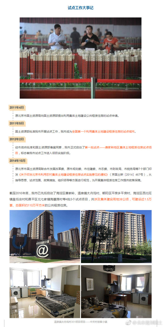 北京集体租赁住房政策发布：单次租期最长不得超十年