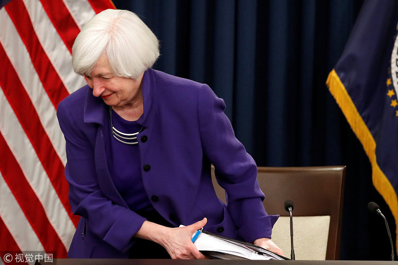 美联储年内第三次加息 宣布利率上调25个基点