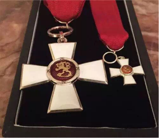 UPM袁晓宇女士荣获由芬兰总统授予的芬兰狮子骑士勋章