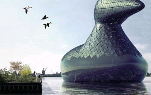 哥本哈根巨型“能源鸭子” 太阳能发电创新应