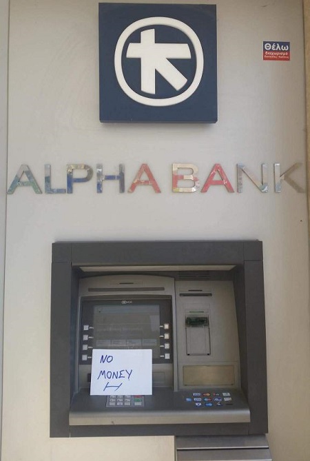 希腊最黑暗的一天：资本管制 所有银行、股市暂停营业