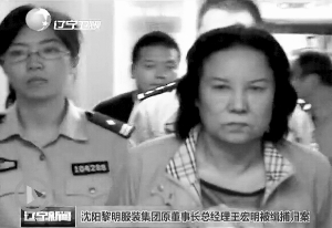 沈阳66岁国企女厂长潜逃14年被抓 涉慕马案(图)
